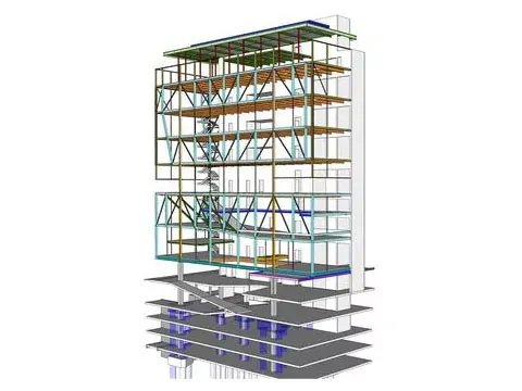 Kompleks apartemen baja industri
