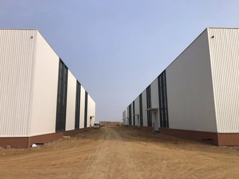 Gudang struktur baja portal