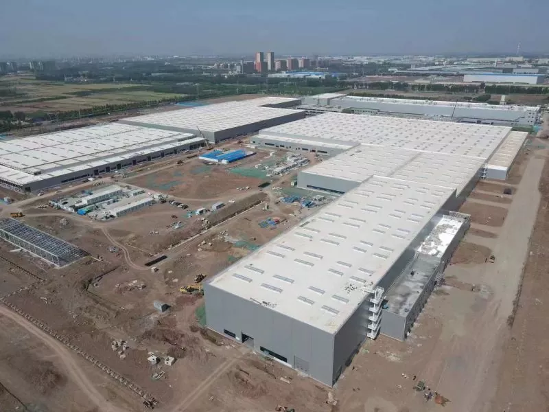 Gudang baja prefabrikasi