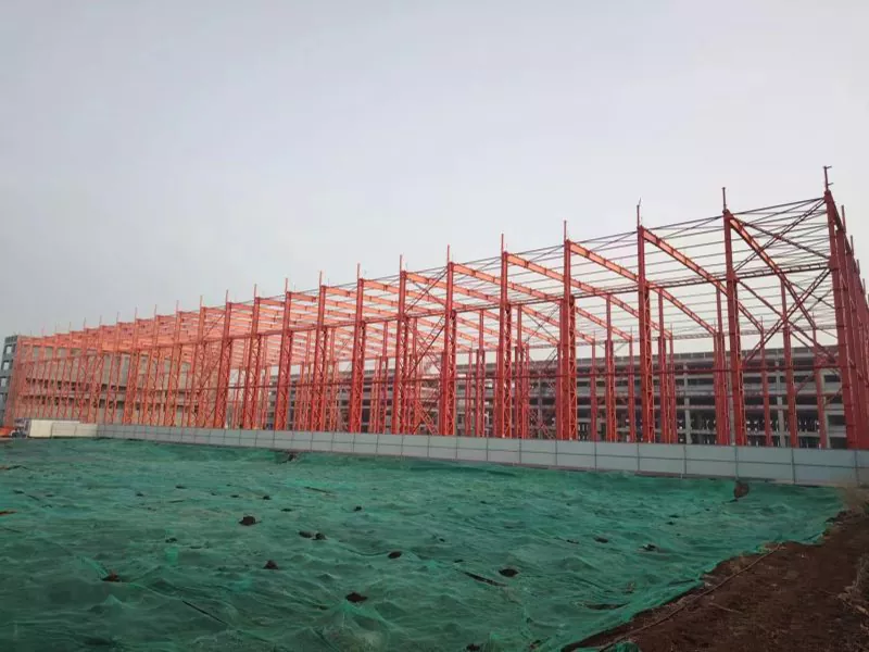 Struktur baja bengkel gudang baja